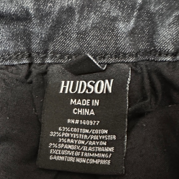 Kids Hudson Jeans in distressed black skinny - Picture 5 of 9
